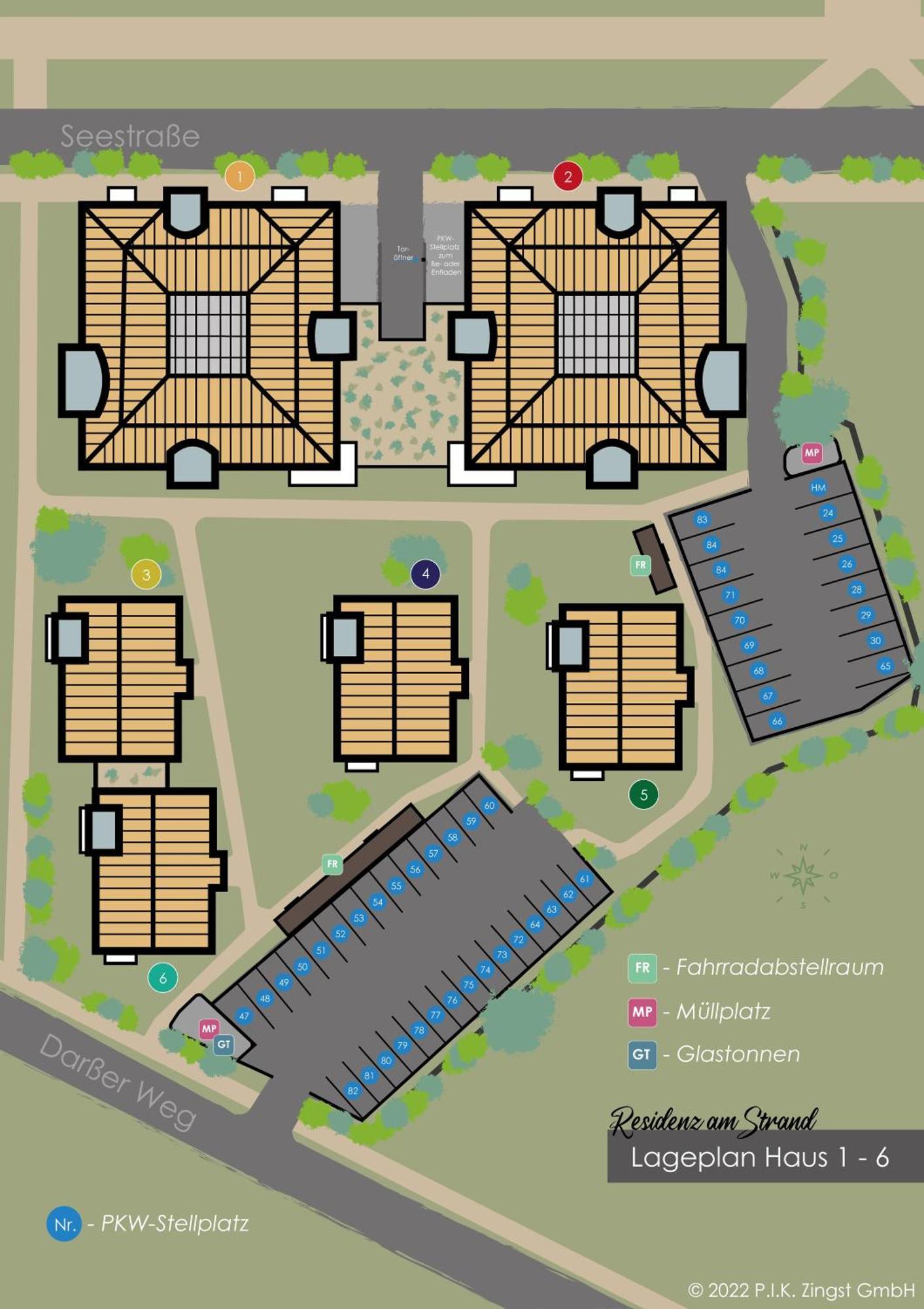 Residenz Am Strand Wohnung 1-17 Zingst Exteriör bild